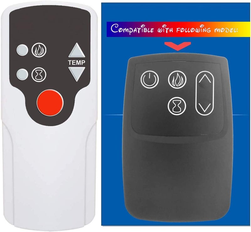 Replacement for Twin Star DuraflameFireplace Fireplace Remote Control for 88287/26MM8715-Z248 81851/23DE5209-PB84 88324/32MM40000-Z455 88317/23MM5661-Z402 88300/26MM40013-Z335 88294/26MM20243-C278