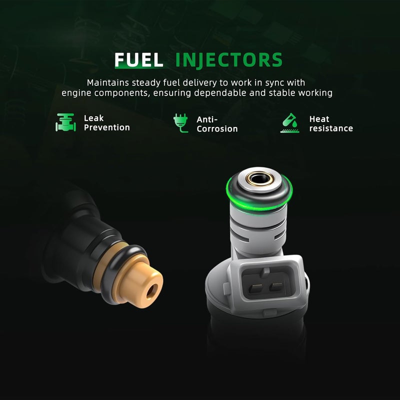 Riyhch Engine Fuel Injector Set - 6 PCS for Ford, Mazda, Lincoln, Mercury V6 Engines - Image 4