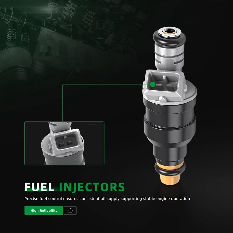 Riyhch Engine Fuel Injector Set - 6 PCS for Ford, Mazda, Lincoln, Mercury V6 Engines - Image 3