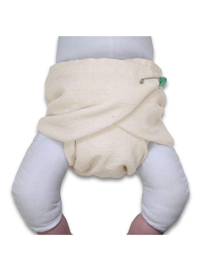 OsoCozy - Organic Flat Cloth Diapers (Dozen) - 27 X 30.5 - One-Layer Nappies Made Of Soft, Durable 100% Birdseye Cotton - The Best Organic Diapers - Sold By The Dozen. - Image 5