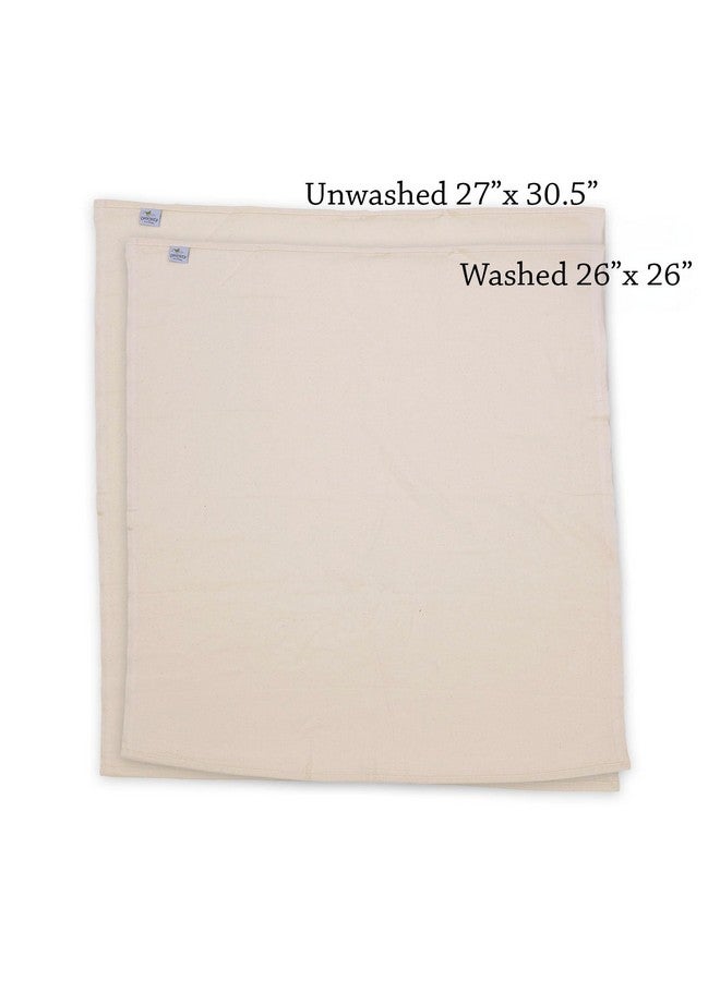 OsoCozy - Organic Flat Cloth Diapers (Dozen) - 27 X 30.5 - One-Layer Nappies Made Of Soft, Durable 100% Birdseye Cotton - The Best Organic Diapers - Sold By The Dozen. - Image 3