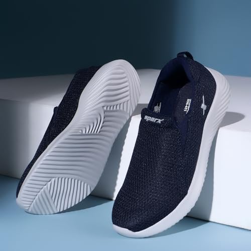 SPARX Mens Sm 651 Navy Blue Grey Sports Shoes - 7 UK (SM-651G) - Image 2
