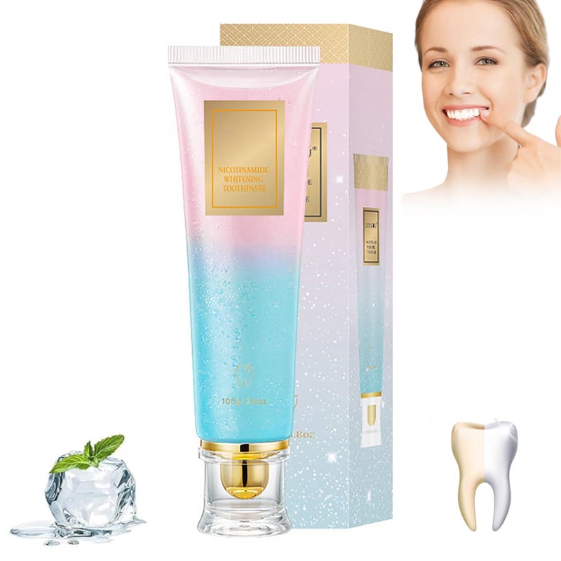 enttgo Niacinamide Toothpaste,Niacinamide Intensive Toothpaste,Fresh Breath Toothpastes, Remove Tooth Stains (3.8oz) - Image 1