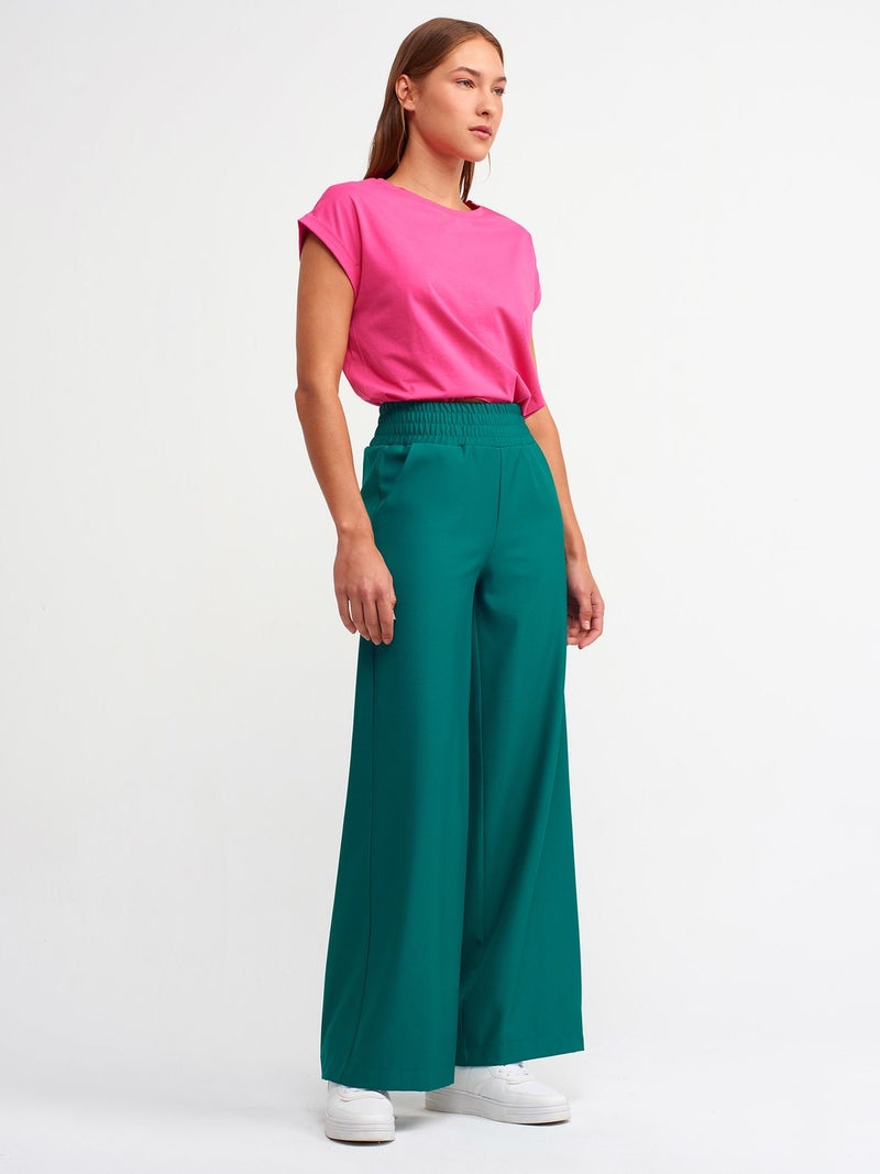 Dilvin 3431 T Sleeve T-Shirt-Dark Fuchsia  - Image 2