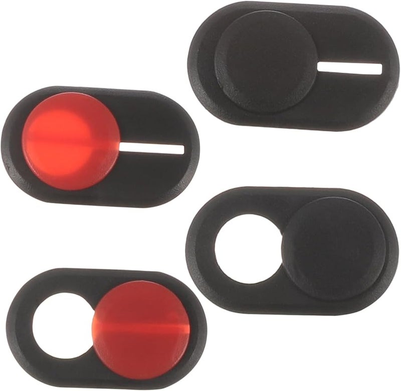 Artibetter 4 Pack Webcam Privacy Cover For Laptop Tablet Phone Camera Black - Image 1