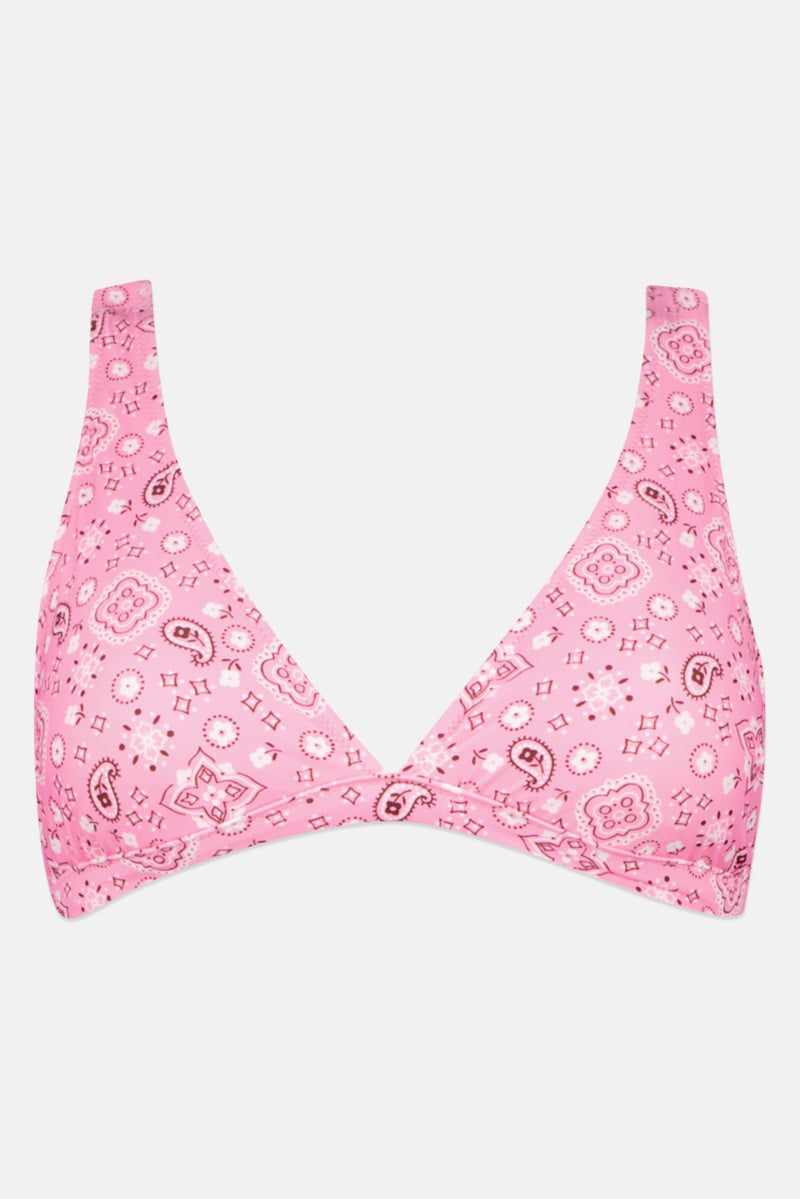 Aerie Women Allover Print Padded Bra, Multicolor  - Image 1