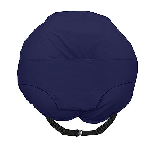 Kradyl Kroft 5in1 Baby Feeding Pillow with 100% Cotton Removable Cover | Breastfeeding Pillow | Nursing Pillow with Belt and Hoop (Navy) - Image 1