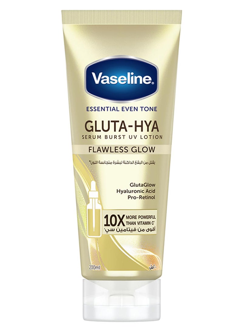 Vaseline سيروم غلوتا-هيا بومب UV، توهج خالي من العيوب، لوشن الجسم الأساسي بتوحيد اللون - Image 1