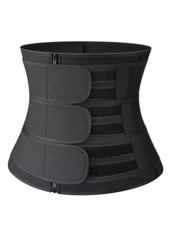 AGD Three in One new Fitness Sport Neoprene Waist Slimming Belt Black  - Image 1