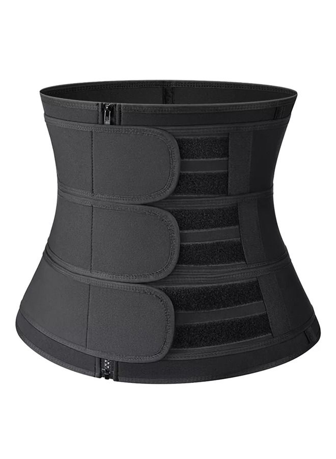 AGD Three in One new Fitness Sport Neoprene Waist Slimming Belt Black - Image 1