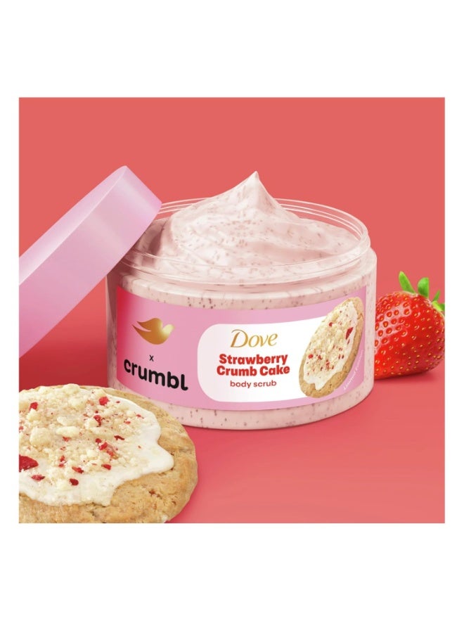 دوف مقشر دوف المرطب بفتات الفراولة، عبوة 15 أونصة، إصدار محدود، خالٍ من البارابين والكبريتات، للجسم، يُحسّن ملمس البشرة، ويُرطبها. - Image 3