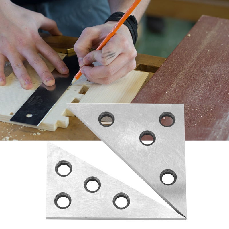 2pcs Angle Block Set 30-60-90 & 45-45-90 Degree Precision Machinist Measurement Tool - Image 1