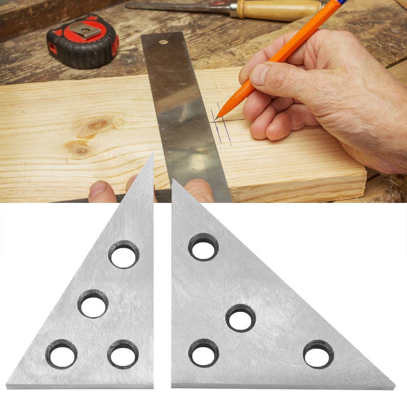 2pcs Angle Block Set 30-60-90 & 45-45-90 Degree Precision Machinist Measurement Tool - Image 5
