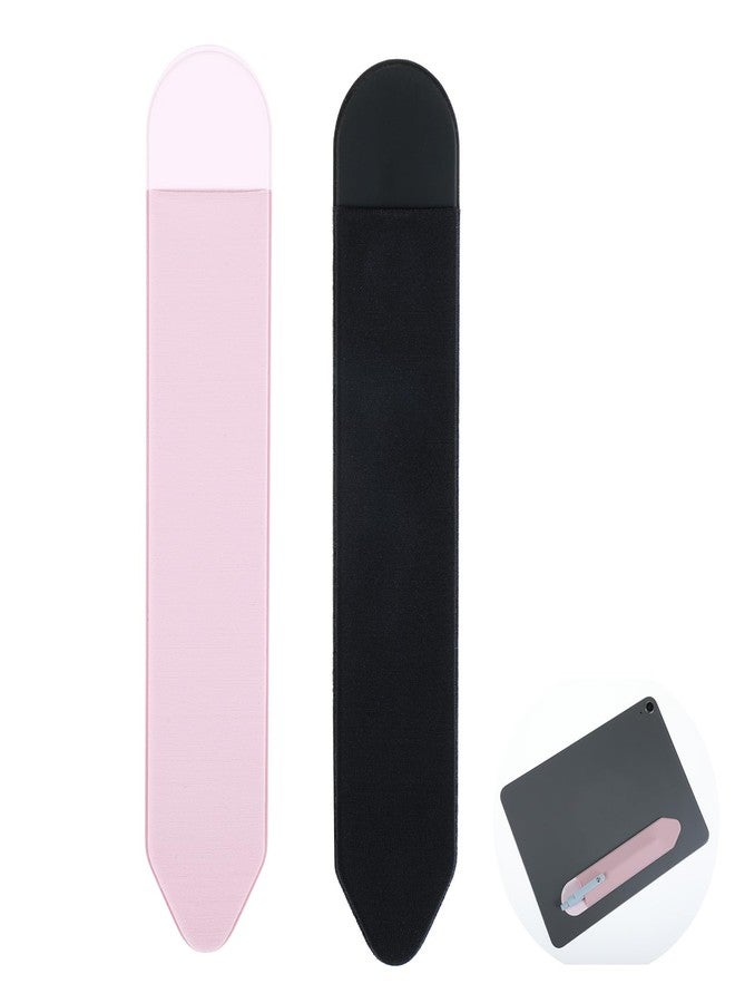 Classicseali 2pcs Stylus Holder for Tablet,Stylus Holder for Phone,Elastic Tablet Pens Holders for Tablets,Scratch, Dust and shock protection,Compatible with Pencil Pro,1st/2nd Gen,USB-C,Black & Pink - Image 1
