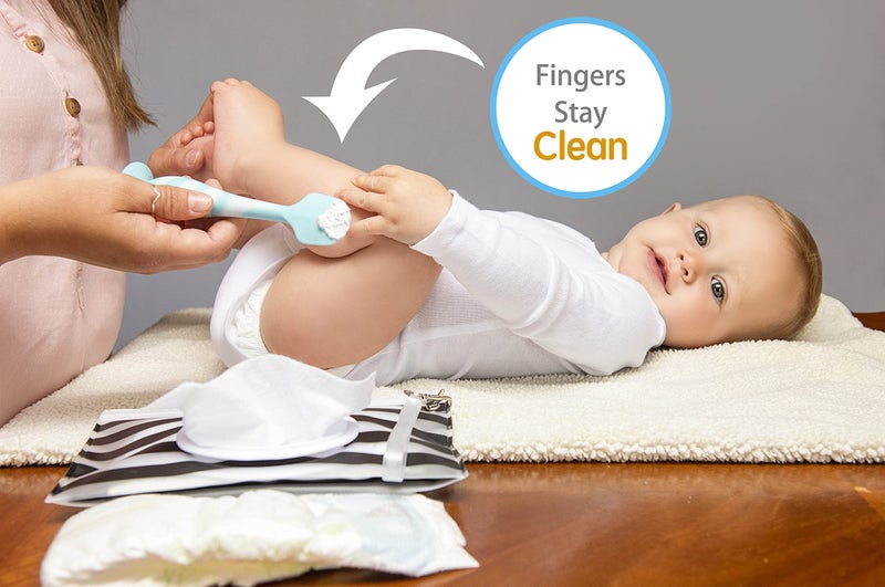 بيبي بام برَش Bumco Diaper Cream Spatula - BPA-Free Diaper Bag Essentials, Soft  Spatula Baby, Mom-Invented  Paste Spatula, Bumco Diaper Cream Spatula, Flexible Diaper Cream Applicator, Bumco - Image 2