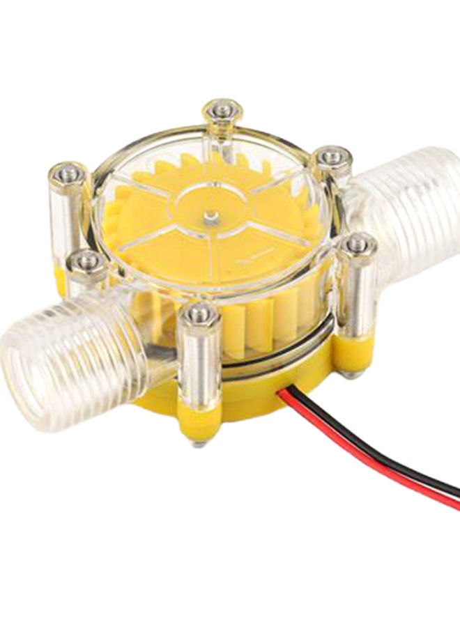 NIBEMINENT Micro Hydro Tap Stable Waterflow Pump Charge Generator Yellow/Clear  - Image 2