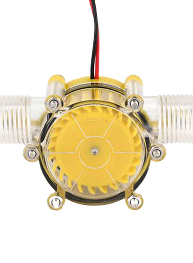 NIBEMINENT Micro Hydro Tap Stable Waterflow Pump Charge Generator Yellow/Clear  - Image 3