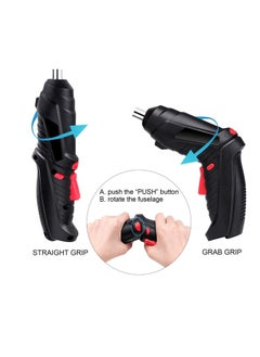 Y&D Electric Screwdriver, 4.2V Cordless Screwdriver Rechargeable with 44pcs Bit Set, Front LED Light, Flexible Shaft Carrying Case, Easy for Small Home Projects, Micro USB  - Image 4