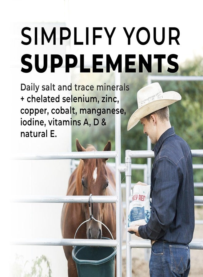 Redmond Daily Red Complete Wellness, Fortified Mineral Mix Supplement for Horses (5 LB) - Image 3
