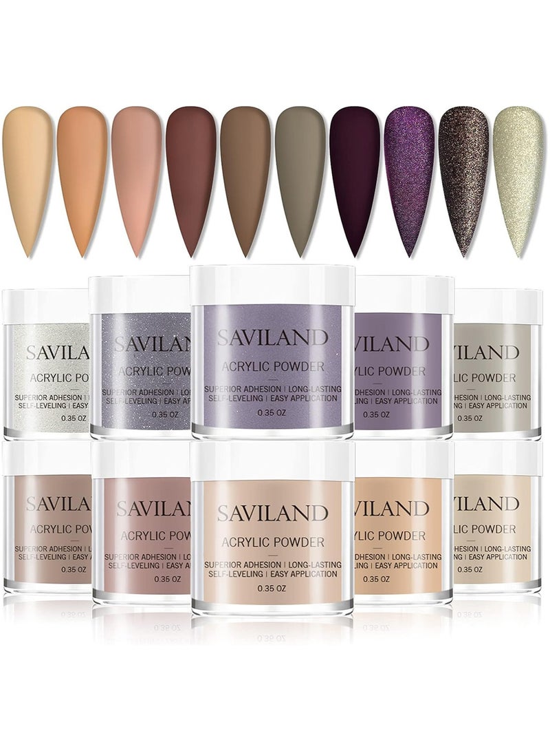 Saviland Keratin Acrylic Powder, 50 µm Fine Powder – Long-Lasting and Strong Nails, 99.9% Tight Filling - Image 2