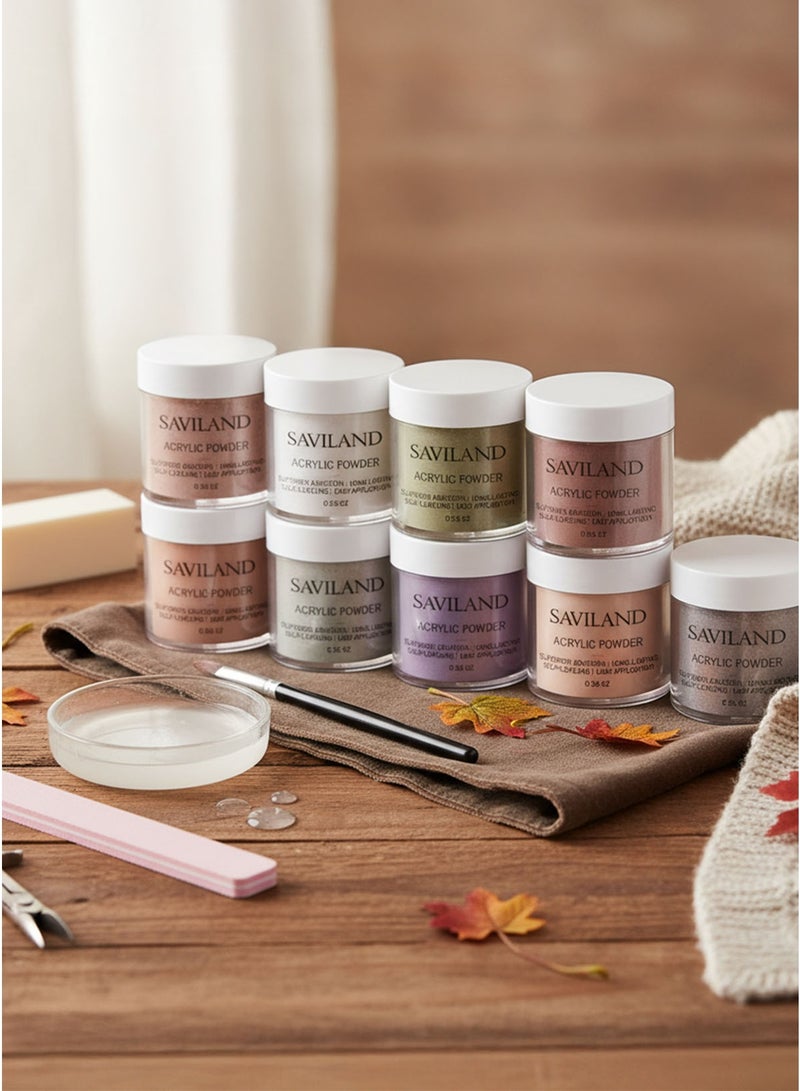 Saviland Keratin Acrylic Powder, 50 µm Fine Powder – Long-Lasting and Strong Nails, 99.9% Tight Filling - Image 4