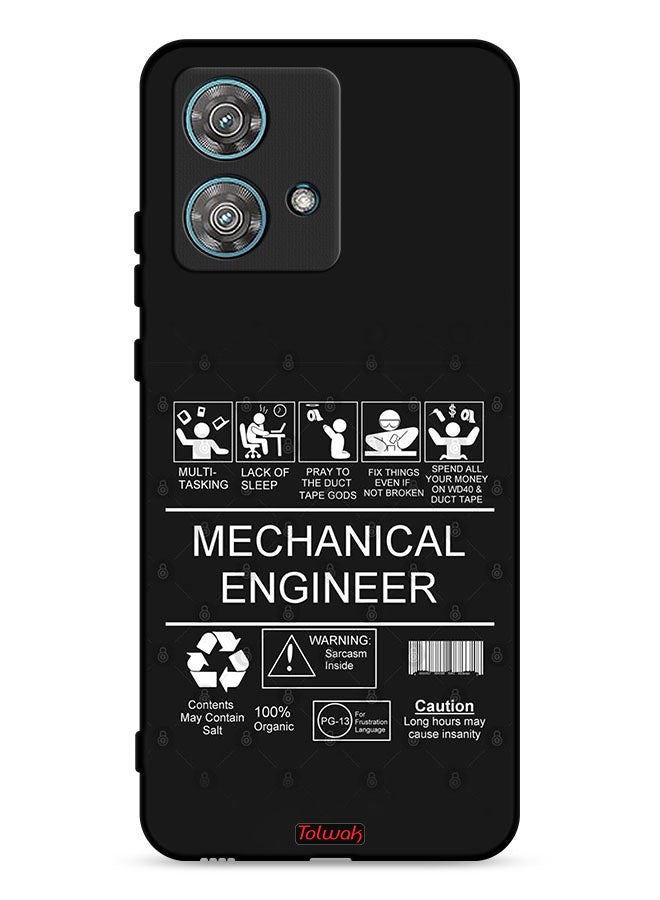 Tolwak Motorola Edge 40 Neo 5G Protective Case Cover Mechanical Engineer Sticker - Image 1