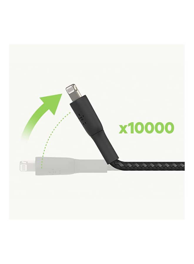 NIBEMINENT Braided Lightning Cable (Boost Charge to USB for iPhone, iPad, AirPods) MFi-Certified iPhone Charging Cable, 1m Black  - Image 5