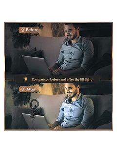 Generic Video Conference Lighting Kit 6.3" LED Ring Light for Laptop 3 Dimmable Zoom Call Lighting 6500k Remote Working Self Broadcasting Live Streaming Online Teaching Vlogging, Makeup  - Image 3