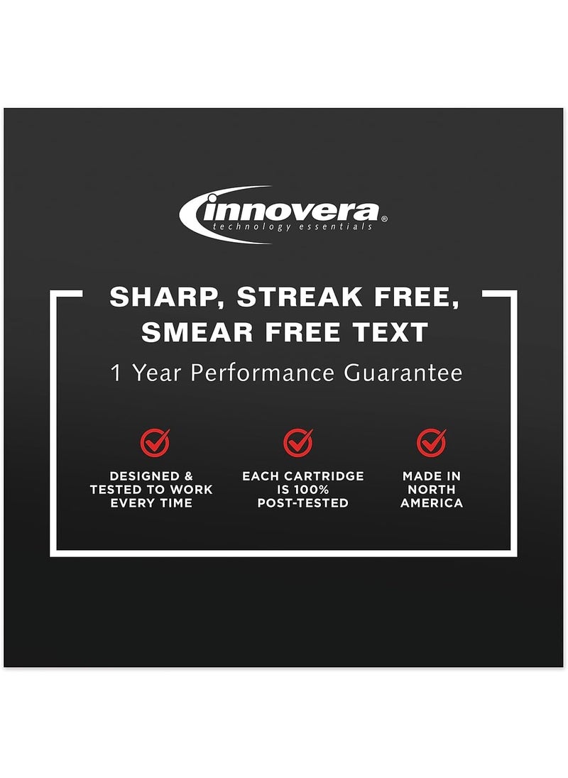 Innovera Innovera IVRC641WN Remanufactured Black HighYield Ink Replacement for CC641WN 60XL 600 PageYield  - Image 3