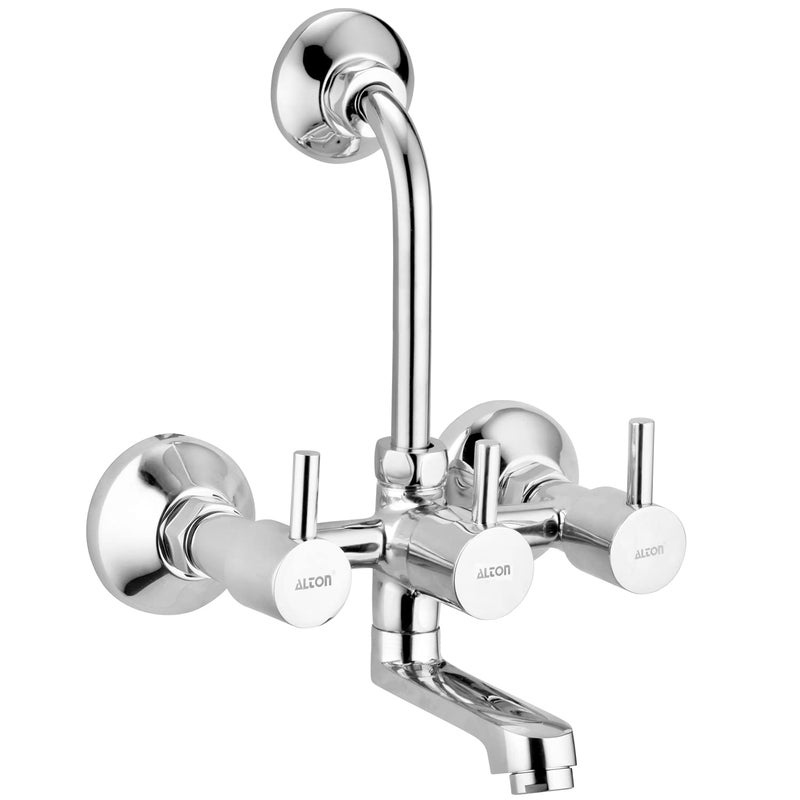 Alton خلاط حائط برونزي ALTON GRCL3910 مع توفير لدش علوي وأنبوب انحناء بطول 190 مم بالكروم - Image 1