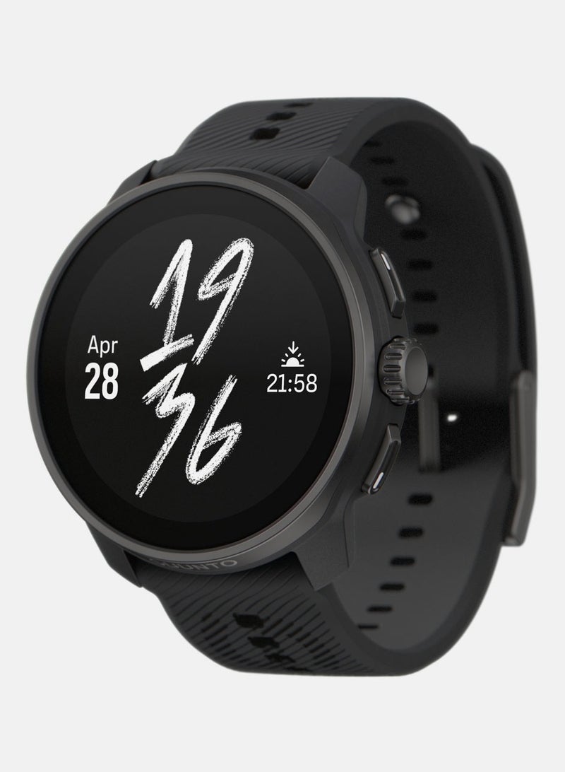 Suunto Race Stainless Performance Watch | 45mm HD AMOLED Screen, Digital Crown, HRV, Race, Train, Recover, Long Battery, Offline Maps, Dual-band GPS/GNSS, 95+ Sports Mode, Planner - All Black - Image 1