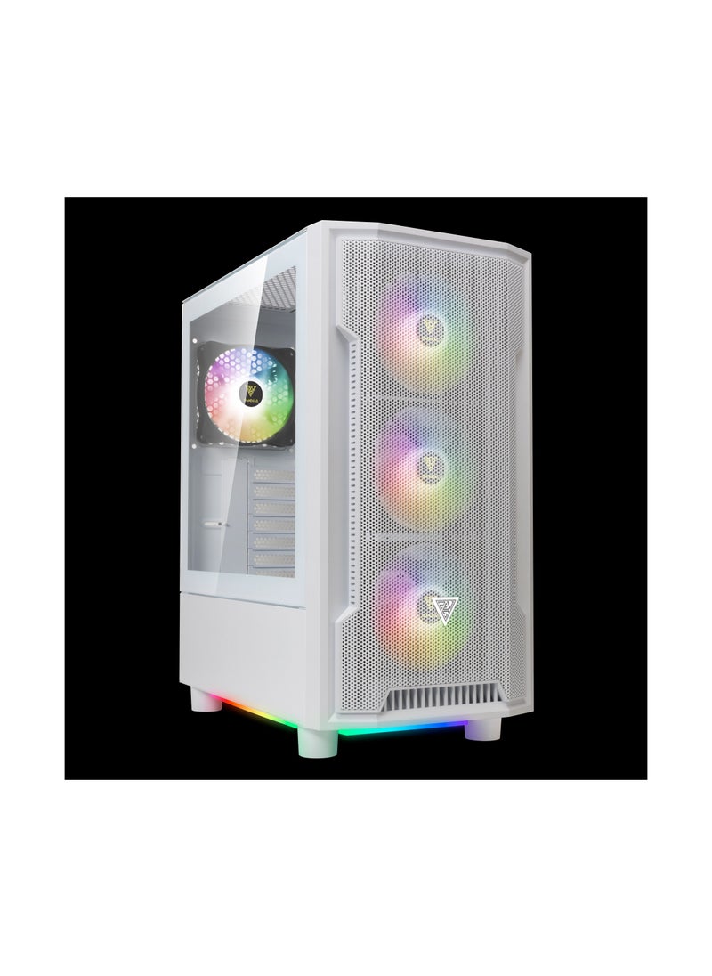 GAMDIAS - GAMDIAS ATHENA M6 LITE White Computer Case - Image 1