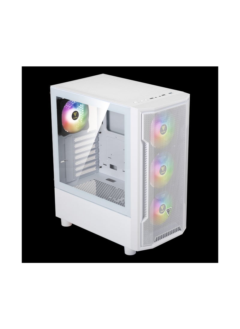 GAMDIAS - GAMDIAS ATHENA M6 LITE White Computer Case - Image 1