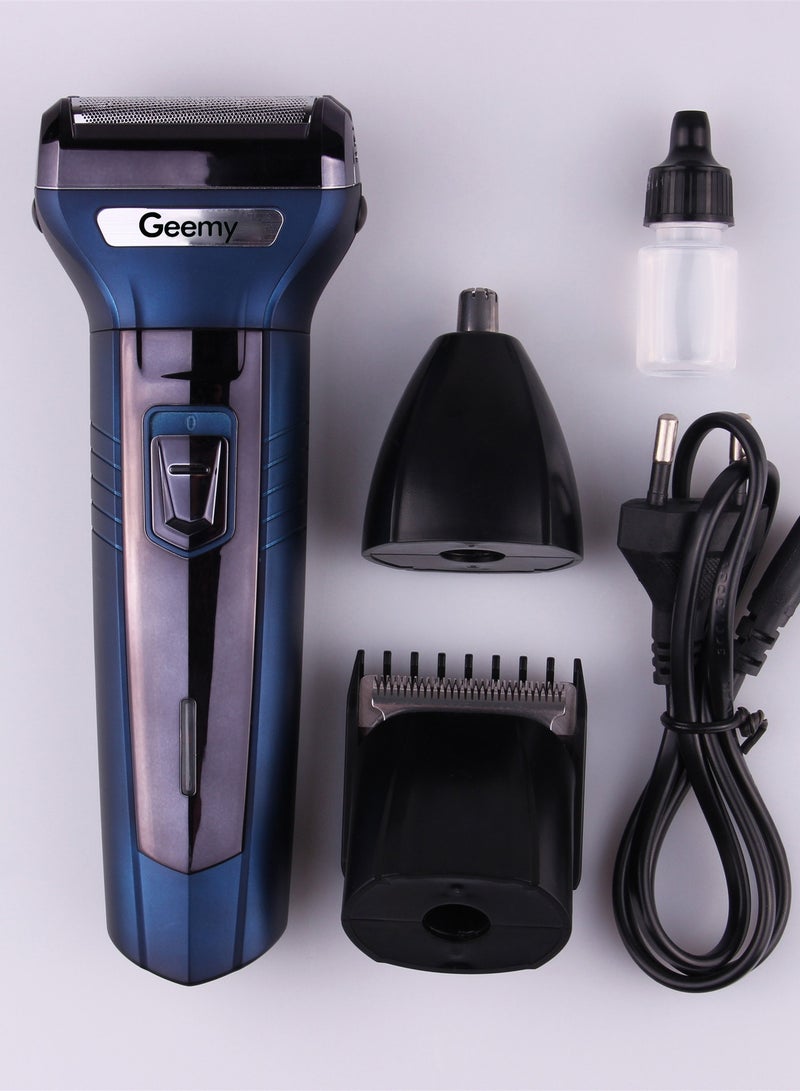 GEEMY GM566 3 in 1 Rechargeable Personal Grooming Kit Hair Clipper and Electric Shaver - Image 2