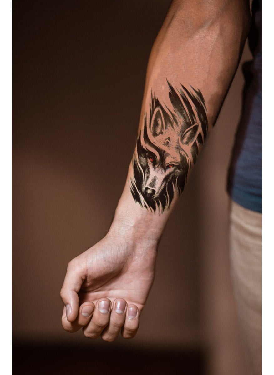 BP Tattoo - تاتو مؤقت ذئب وحيد - Image 1