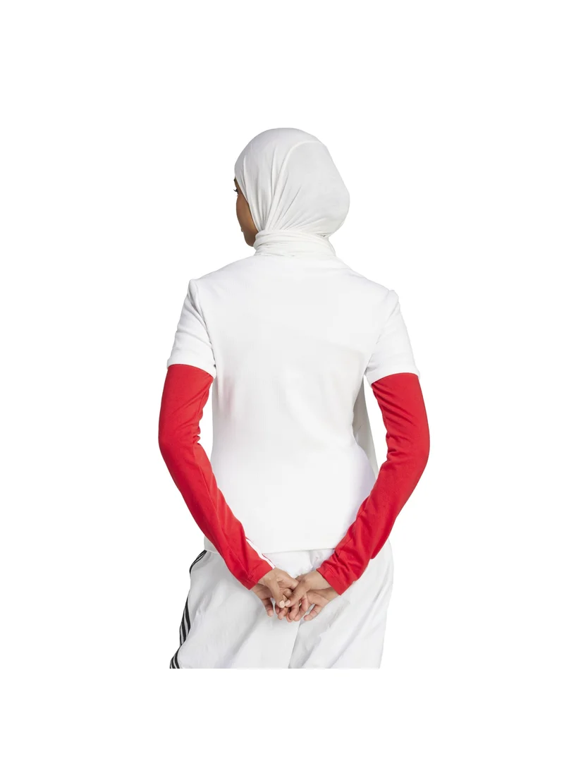 اديداس adidas CAMPUS2000 TEE White Originals Women T-SHIRTS