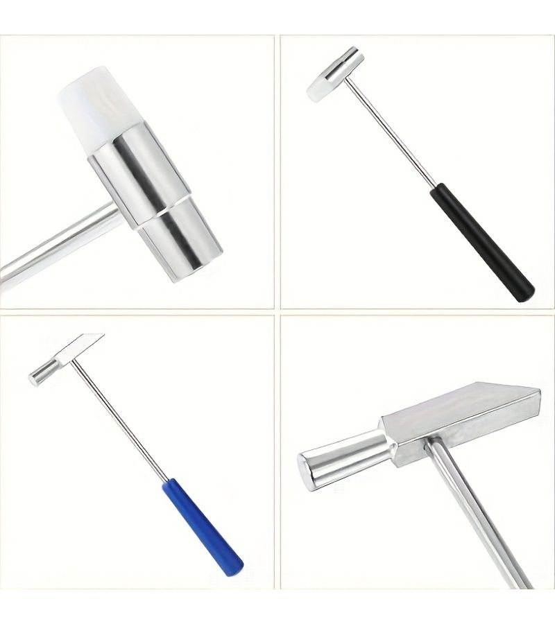 4 Pcs Multi Purpose Hammers Mallets For Diy Watch Repair Carpentry Musical Instruments - Image 3
