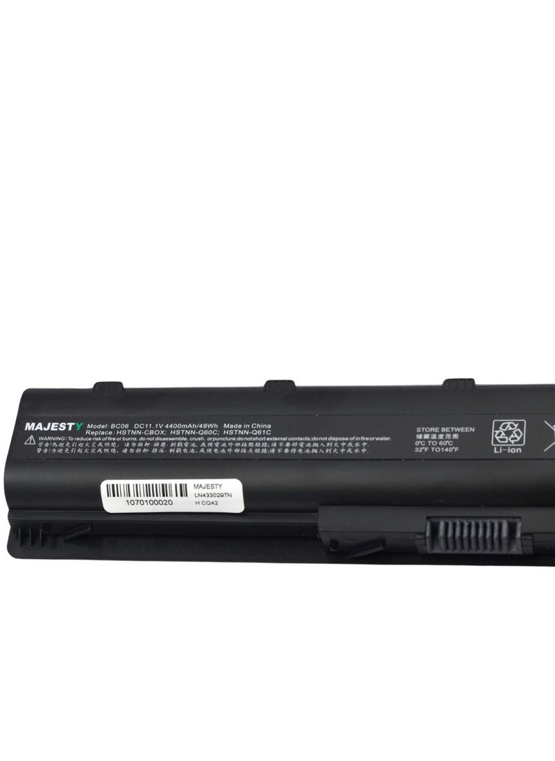 Majesty CQ42 Laptop battery compitable with HP Pavilion, CQ32, CQ42, CQ62, 593553-001, MU06, MU09, G6 series  - Image 3