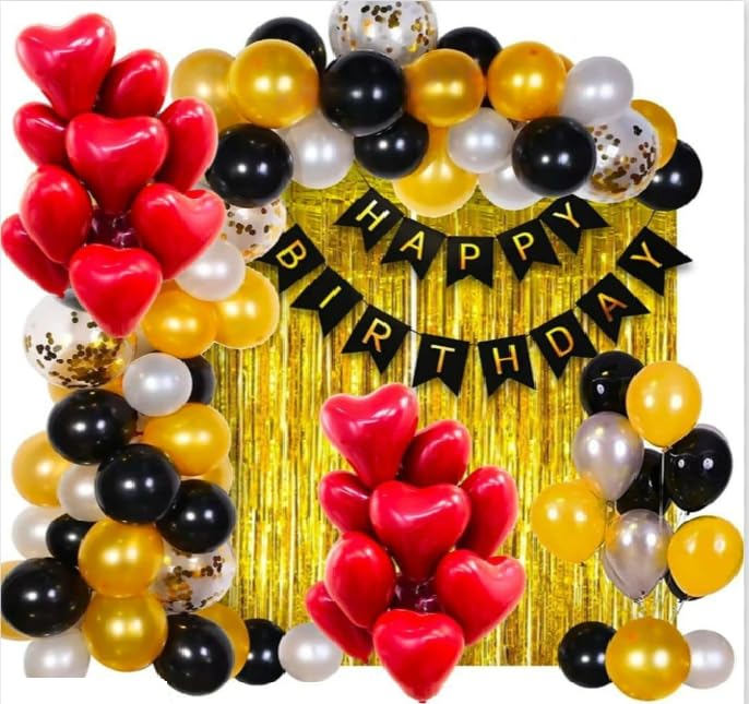 Dream Decor Love Birthday Decoration kit for loved Ones, Adult, Wife, Husband / decoration for Birthday set of ( 33Pcs ) - Image 1