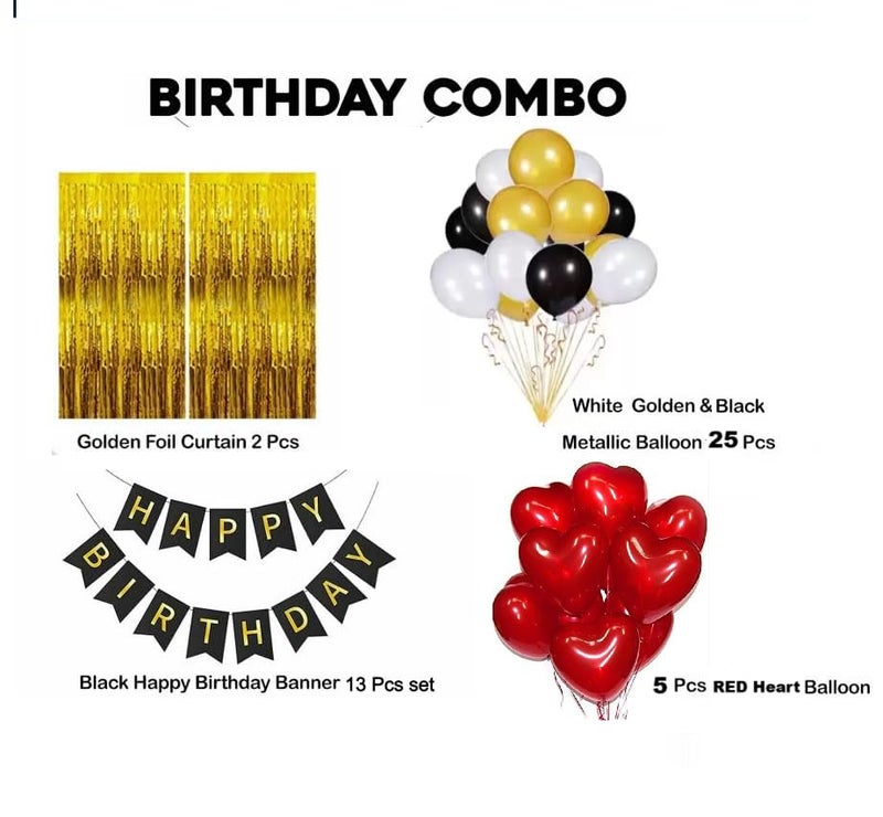 Dream Decor Love Birthday Decoration kit for loved Ones, Adult, Wife, Husband / decoration for Birthday set of ( 33Pcs ) - Image 2