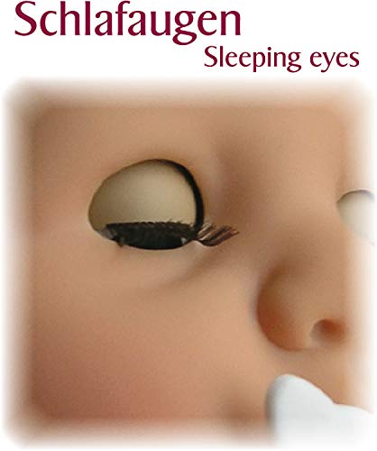 Götz Gotz Muffin to Dress 13" Soft Cloth/Vinyl Baby Doll in Blue with Blue Sleeping Eyes - Image 4