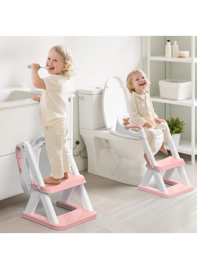 SKYROKU Potty Seat for Toilet with Step Stool Ladder - Image 1