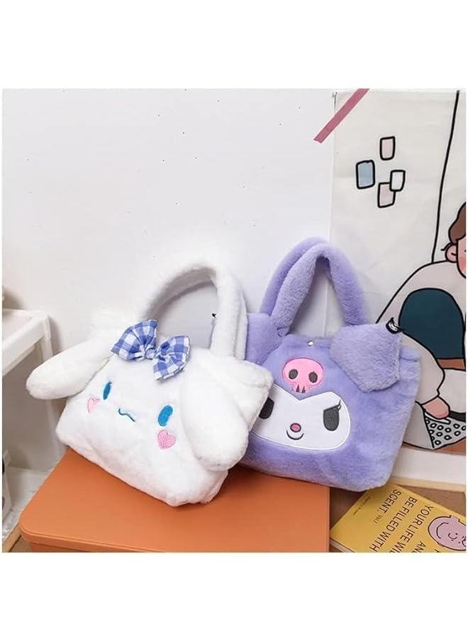 Generic - Kawaii Cinnamoroll Sanrio Plush Bag My Melody Anime Handbags Kt Cat Purin Dog Kuromi Plushie Backpack for Girls - Image 1