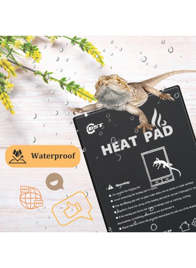 Generic Generic Besto Reptile Heating Pad - USB-Powered, Enhanced Safety - Overheat Protection - 6"" x 8"" Size - for Turtle, Snake, Lizard, Frog, Spider - Secure and Reliable Under Tank Heater, black  - Image 5