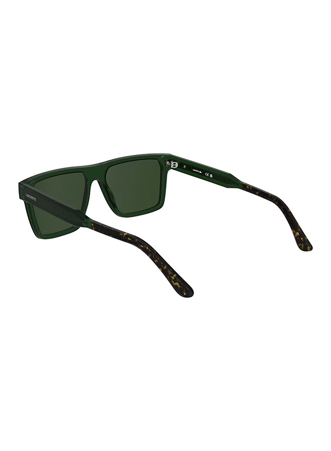 LACOSTE Full Rim Injected Lacoste Suns L6059S N 5616 (301) Transparent Green - Image 2