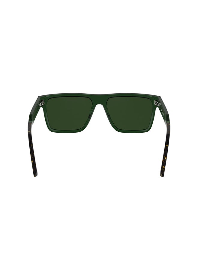 LACOSTE Full Rim Injected Lacoste Suns L6059S N 5616 (301) Transparent Green - Image 3