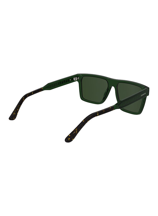 LACOSTE Full Rim Injected Lacoste Suns L6059S N 5616 (301) Transparent Green - Image 4