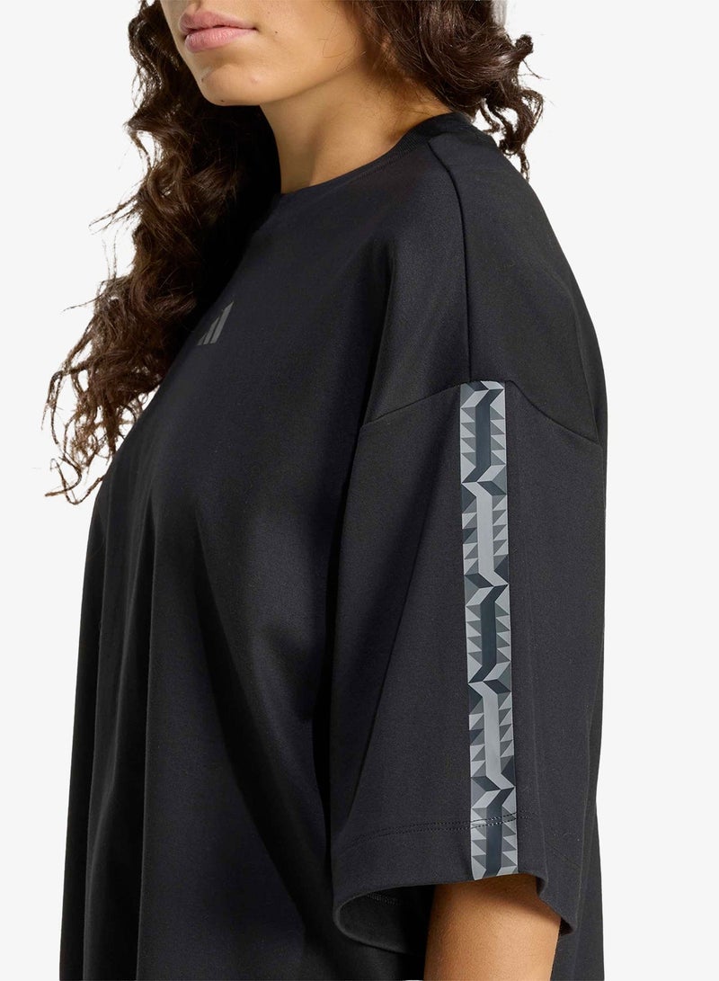 Adidas Saudia Travel Pack Soft Lux Loose T-Shirt - Image 3