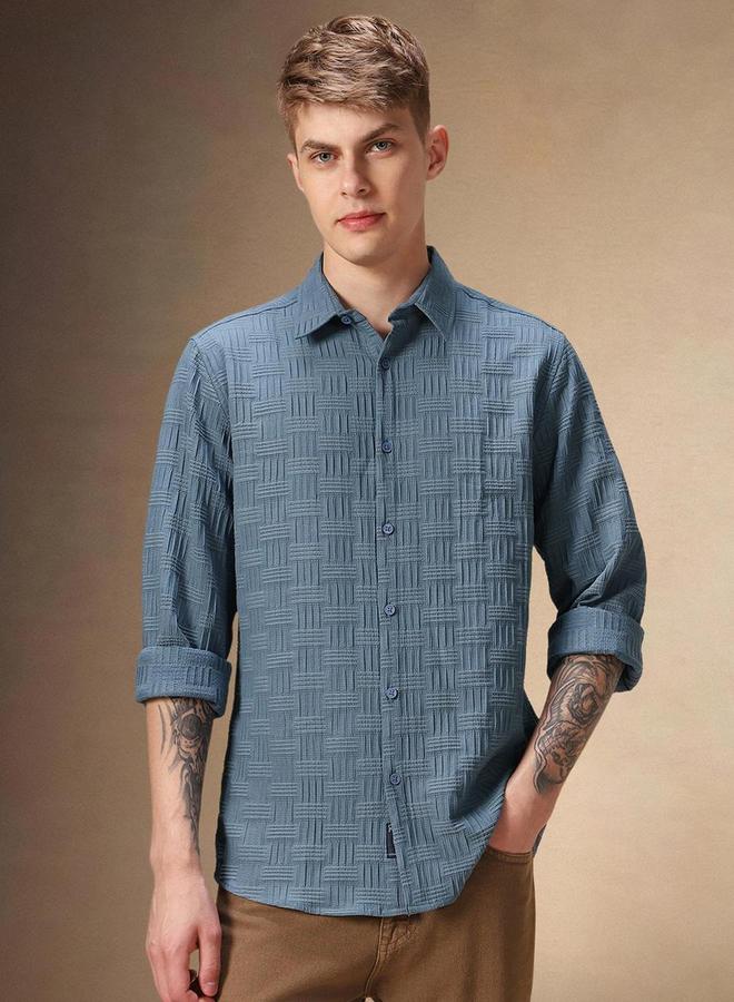 دينيس لينغو قميص كاجوال بياقة بأزرار من ستايلي - Image 1