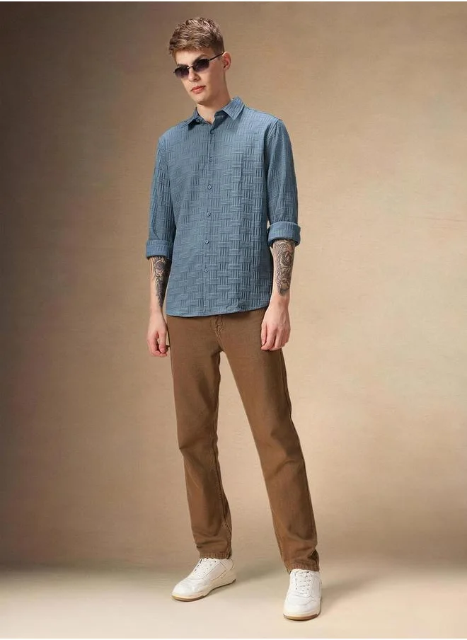 Dennis Lingo Button-Down Collar Casual Shirt by Styli